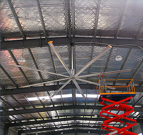 Алюминиевые большие потолочные вентиляторы 24 фт/20 большого фт потолочного вентилятора потребления низкой мощности размера