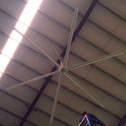 Цвет потолочных вентиляторов 20фт инвертора Данфосс большой серебристый с лезвием алюминиевого сплава