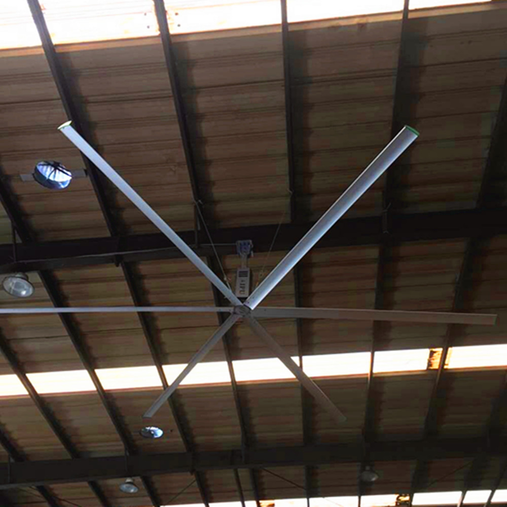 Складируйте гигантский потолочный вентилятор 9 фт высокообъемной малой скорости с 6 лезвиями