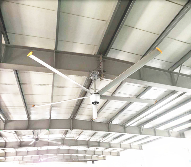 Профессиональный потолочный вентилятор БЛДК 16 Фт энергосберегающий для больших магазинов розничной торговли